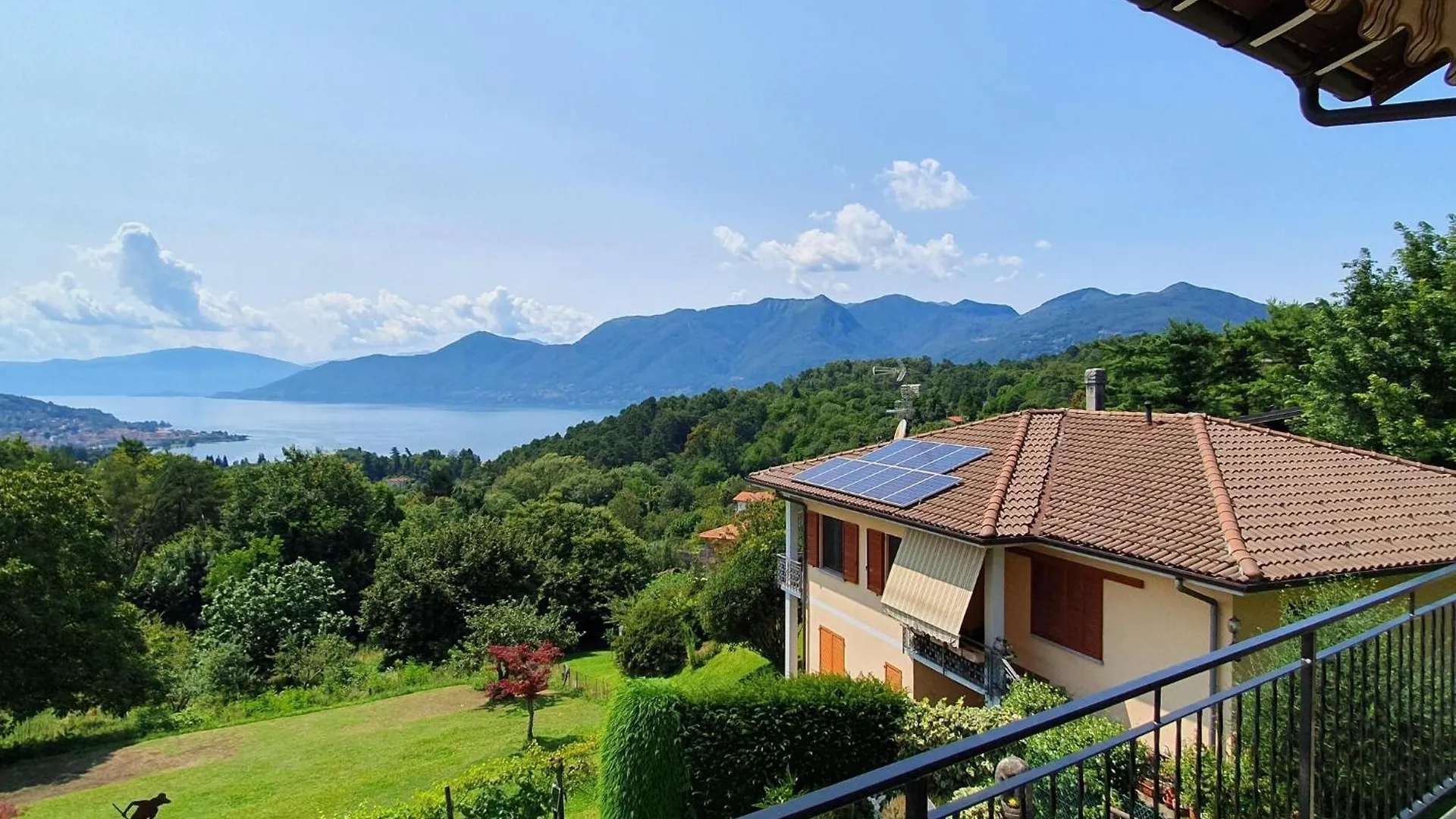 Villa With Enchanting Garden Overlooking The Lake Luino Italy